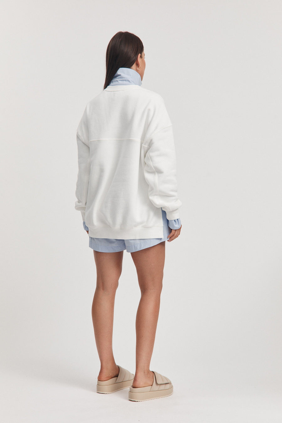 Nursing Sweater (White) 6