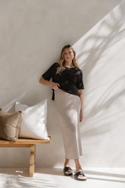Gigi SS Organic Cotton Cropped Tee