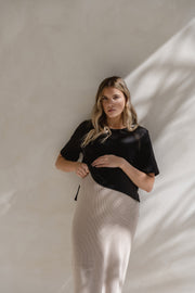 Gigi SS Organic Cotton Cropped Tee