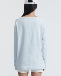 Organic Cotton Maternity LS Tee (Powder) 10