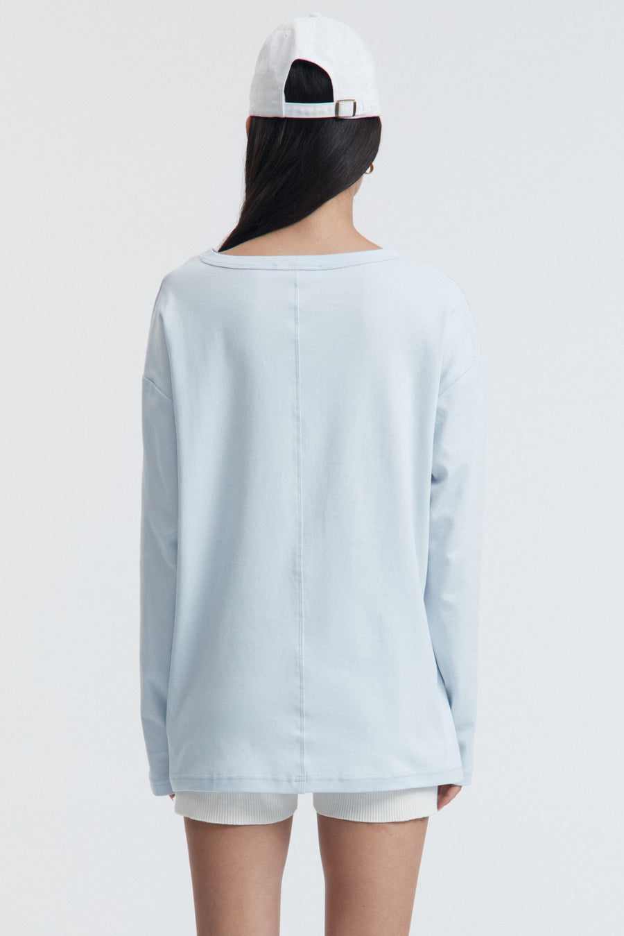 Organic Cotton Maternity LS Tee (Powder) 10