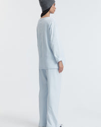 Organic Cotton Maternity LS Tee (Powder) 9