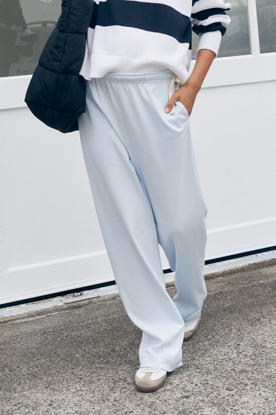 Organic Cotton Maternity Lounge Pant (Powder) 5
