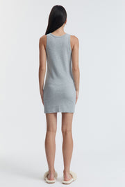 Organic Cotton Maternity Sleep Dress (Grey Marle) 10