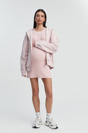 Pink Designer Maternity Hoodie 2