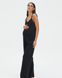 Designer Maternity Jumpsuit (Black) 1