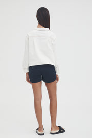 Overbump Stretchy Maternity Shorts (Navy) 8