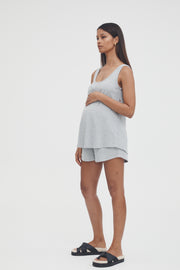 Maternity Rib Tank (Grey Marle) 4