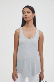 Maternity Rib Tank (Grey Marle) 7