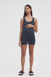 Maternity Sports Romper (Shadow) 6
