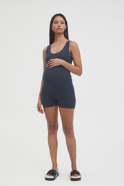 Maternity Sports Romper (Shadow) 4