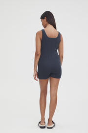 Maternity Sports Romper (Shadow) 9