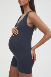 Maternity Sports Romper (Shadow) 3