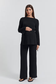 The Best Maternity Work Pant (Black) 6
