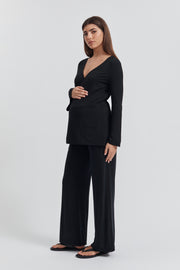 The Best Maternity Work Pant (Black) 4