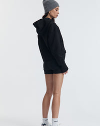 Ribbed Maternity Bike Shorts (Black) 7