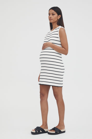 Summer Maternity Stripe Dress 1