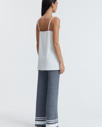 Satin Maternity Tank (Oyster) 3