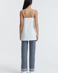 Satin Maternity Tank (Oyster) 4