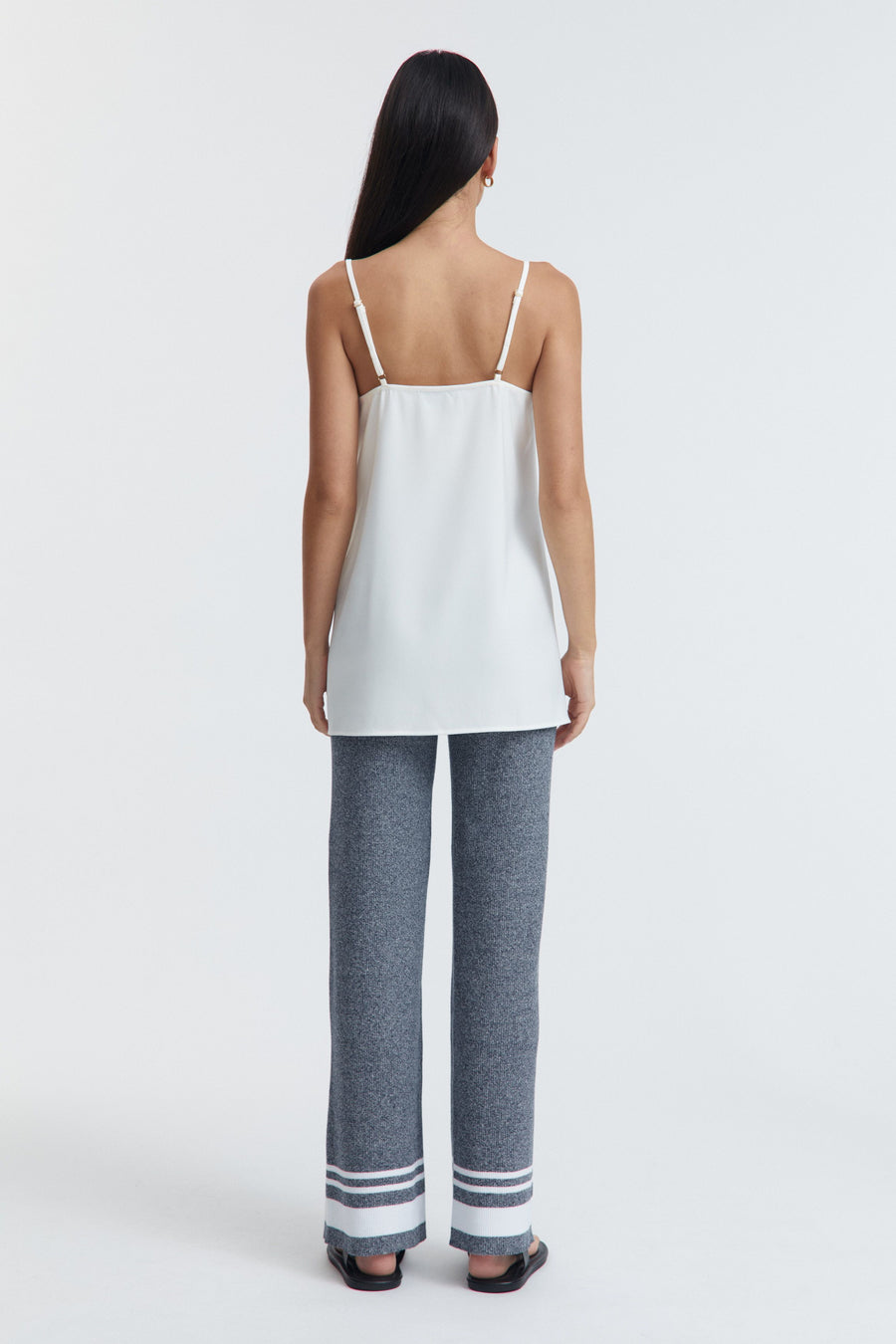 Satin Maternity Tank (Oyster) 4