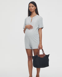 Maternity Jumpsuit (Grey) 5