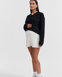 Maternity and Nursing Sweater (Black) 1