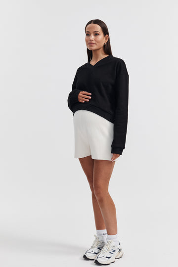 Maternity and Nursing Sweater (Black) 1