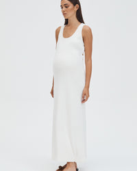 Stylish Baby Shower Dress (White) 3
