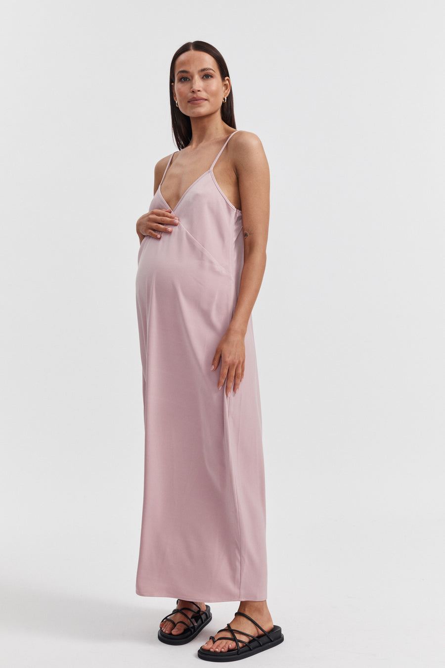 Pink Maternity Slip Dress LEGOE HERITAGE LEGOE HERITAGE