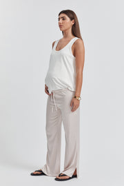 Maternity Satin Pant (Petal) 5