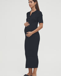 Black Tie Maternity Dress 1