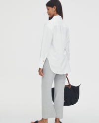 Maternity Linen Shirt (White) 7