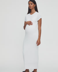 Stylish Babyshower Dress (White) 6