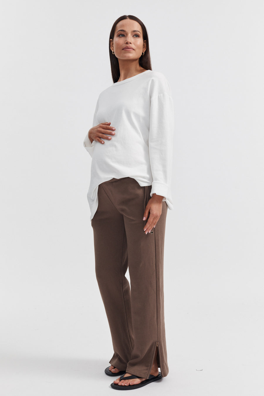 Stylish Maternity Jogger (Chocolate) 6