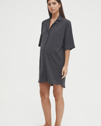 Black Maternity Nightie 4