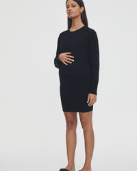 Black Maternity Work Skirt 4
