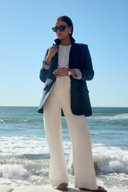 Linen Blazer (Dark Navy) - FINAL SALE