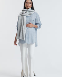 Soft 100% Cotton Maternity Stripe Shirt 5