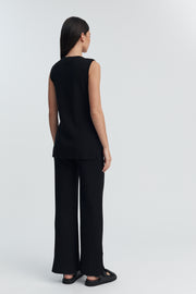 Soft Maternity Knit Tank (Black) 13