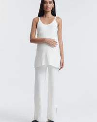 Soft Maternity Knit Tank (Ivory) 1