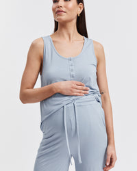 Soft Maternity PJ Pant (Blue) 11