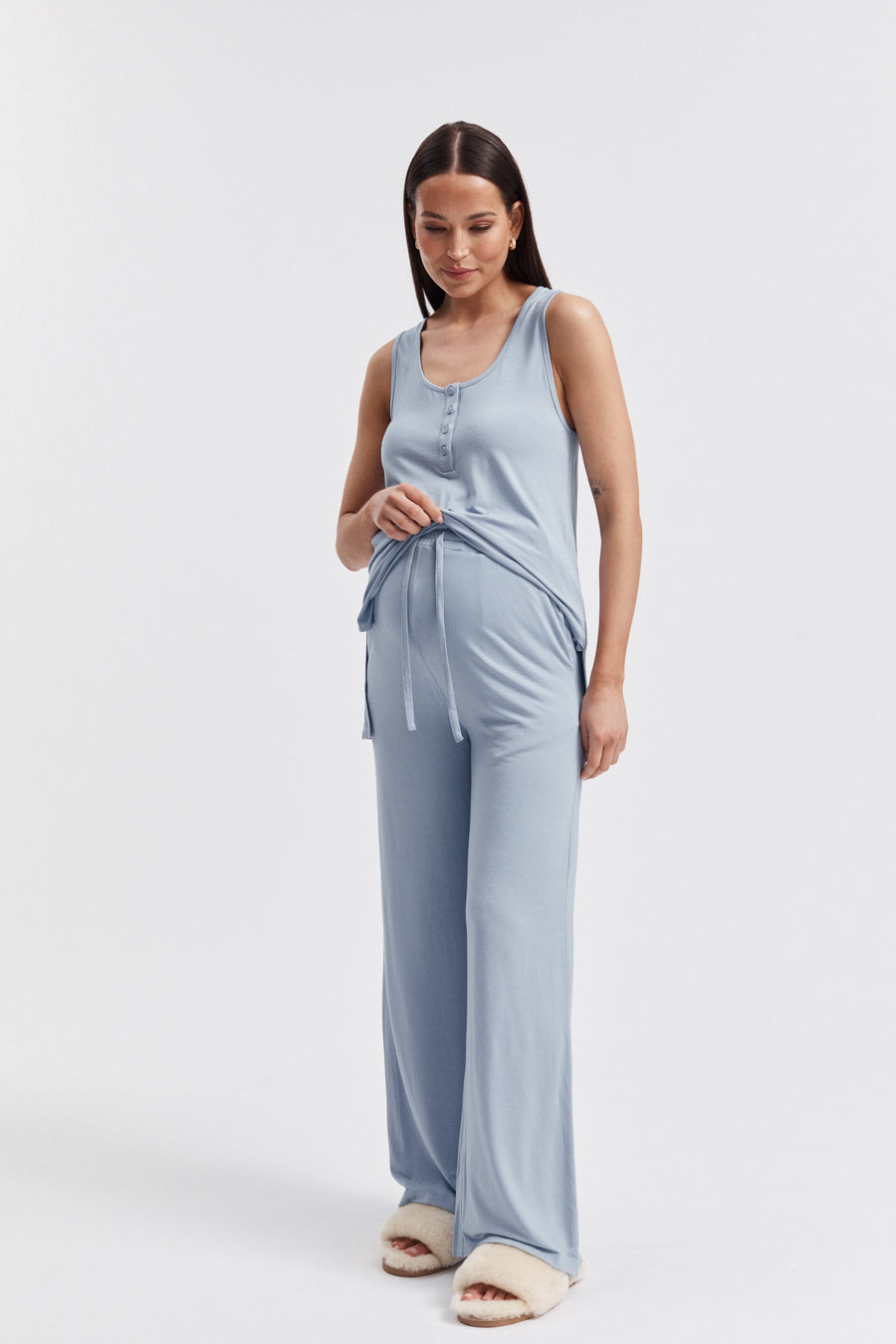 Soft Maternity PJ Pant (Blue) 13