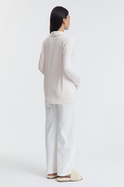 Soft Maternity Pointelle PJ Pant (White) 10