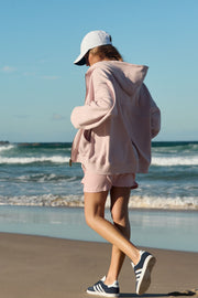 Soft Rib LS Mini Dress (Dusty Pink)10