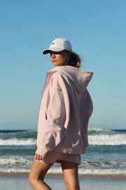 Soft Rib LS Mini Dress (Dusty Pink)12