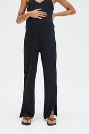 Designer Maternity Jumpsuit (Black) 4