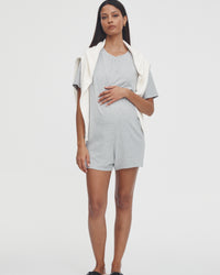 Maternity Jumpsuit (Grey) 3