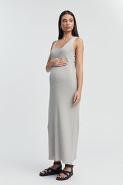 Stylish Baby Shower Dress (Grey Marle) 2