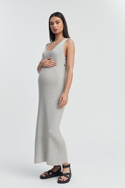 Stylish Baby Shower Dress (Grey Marle) 9