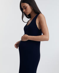 Stylish Baby Shower Dress (Navy) 2